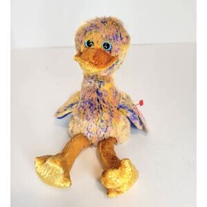 Vintage TY Beanie Babies Dinky the Duck MWMT